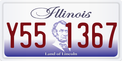 IL license plate Y551367