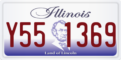 IL license plate Y551369