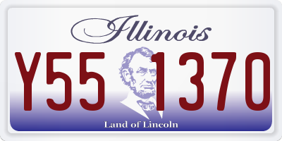 IL license plate Y551370