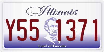 IL license plate Y551371
