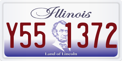 IL license plate Y551372