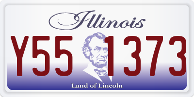 IL license plate Y551373