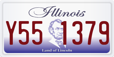 IL license plate Y551379