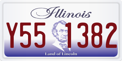 IL license plate Y551382
