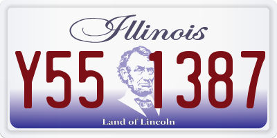 IL license plate Y551387
