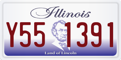 IL license plate Y551391