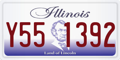 IL license plate Y551392
