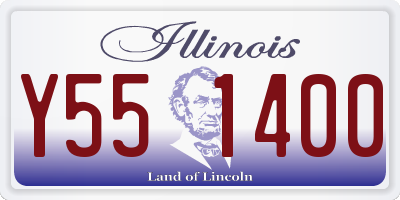 IL license plate Y551400