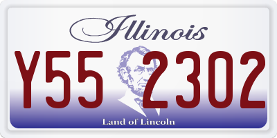 IL license plate Y552302