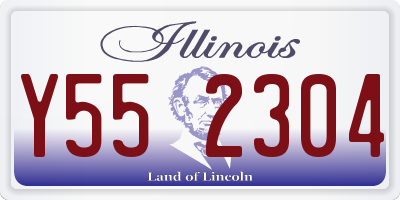 IL license plate Y552304