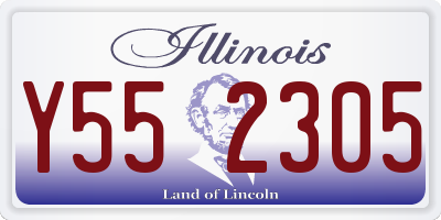 IL license plate Y552305