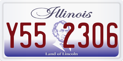 IL license plate Y552306