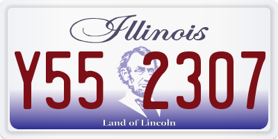 IL license plate Y552307