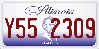 IL license plate Y552309