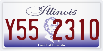 IL license plate Y552310