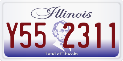 IL license plate Y552311