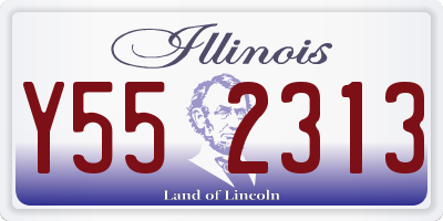 IL license plate Y552313