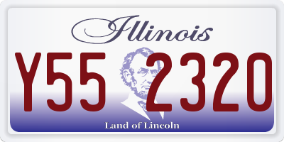 IL license plate Y552320