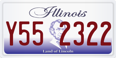 IL license plate Y552322
