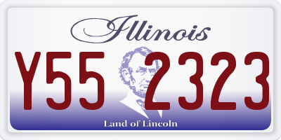 IL license plate Y552323