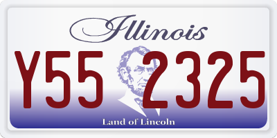 IL license plate Y552325