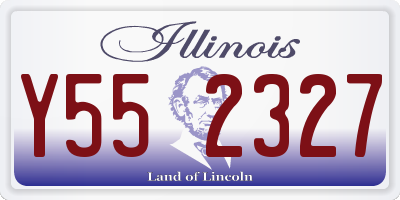 IL license plate Y552327