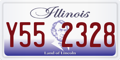 IL license plate Y552328