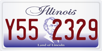 IL license plate Y552329
