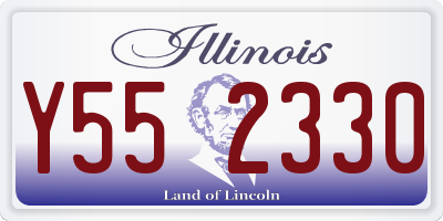 IL license plate Y552330