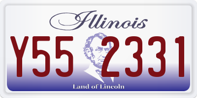 IL license plate Y552331
