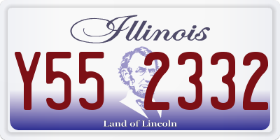 IL license plate Y552332