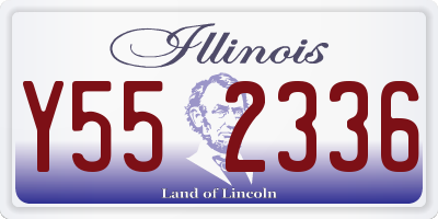 IL license plate Y552336