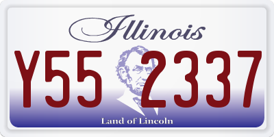 IL license plate Y552337
