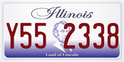 IL license plate Y552338