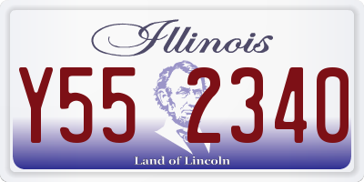 IL license plate Y552340