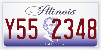 IL license plate Y552348