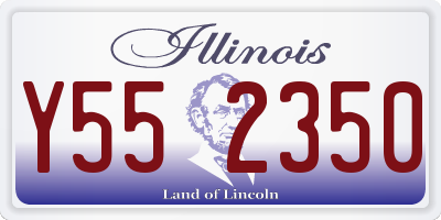 IL license plate Y552350