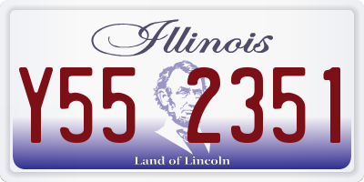 IL license plate Y552351