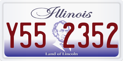 IL license plate Y552352