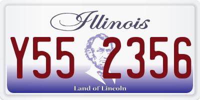 IL license plate Y552356