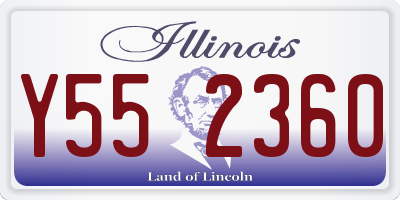IL license plate Y552360