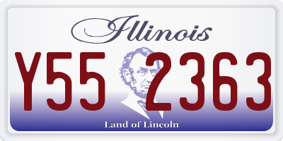 IL license plate Y552363
