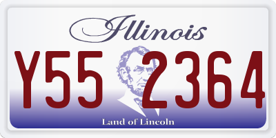 IL license plate Y552364
