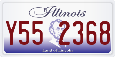 IL license plate Y552368