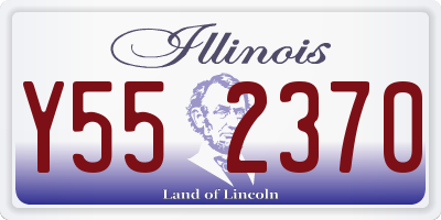 IL license plate Y552370