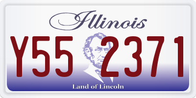 IL license plate Y552371