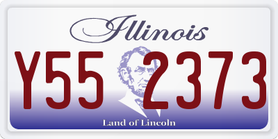 IL license plate Y552373