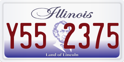 IL license plate Y552375