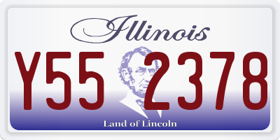 IL license plate Y552378