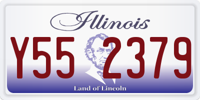 IL license plate Y552379